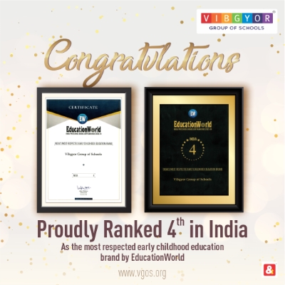Proudly Ranked 4th in India by Education World